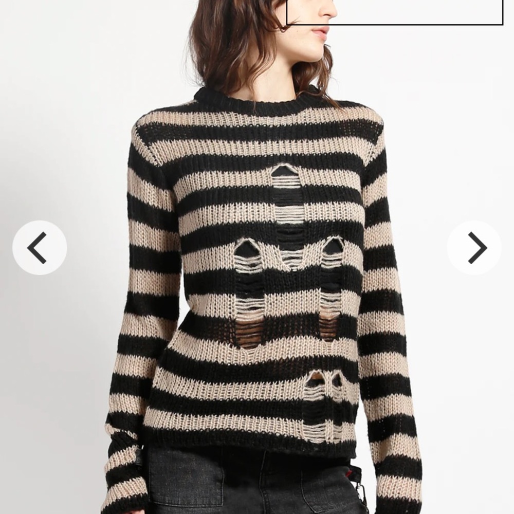 TRIPP NYC RAG SWEATER, size M